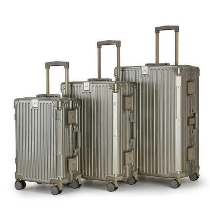 Durable Luggage, Aluminum Hard Shell Suitcase with Lock – image 8