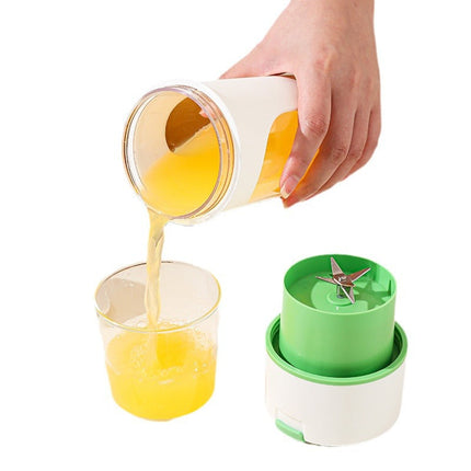 Portable USB Rechargeable Electric Juicer with Safety Protection | Compact Blender for Smoothies and Shakes on the Go