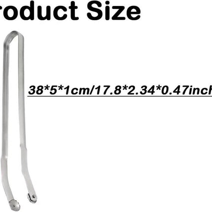 Stainless Steel Barbecue Tongs with Easy-Grip Handles | Durable and Safe for Effortless Grilling