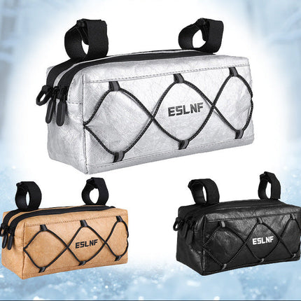 Bicycle Bag with Quick Release Straps, Water Resistant Bike Handlebar Bag, Reflective Top Tube Bag, Bicycle Accessories