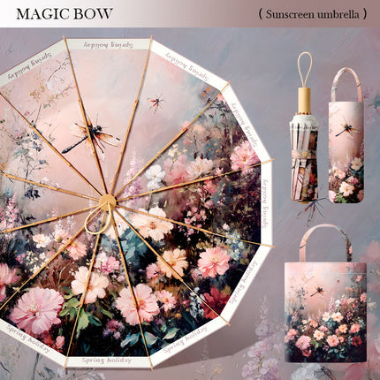 Sun Umbrella for Women, Portable Umbrella with Carrying Bag – image 6