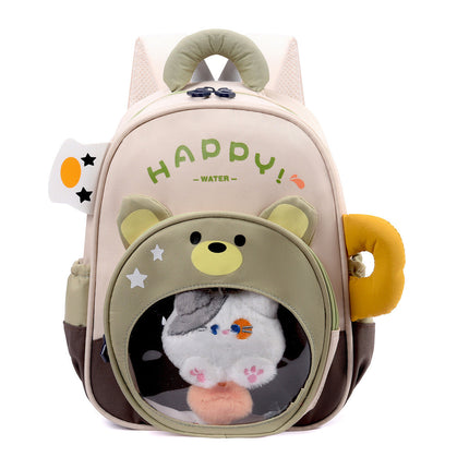 Kids Backpack with Plush Kitty, Water Resistant Backpack for Kids and Adults – image 5