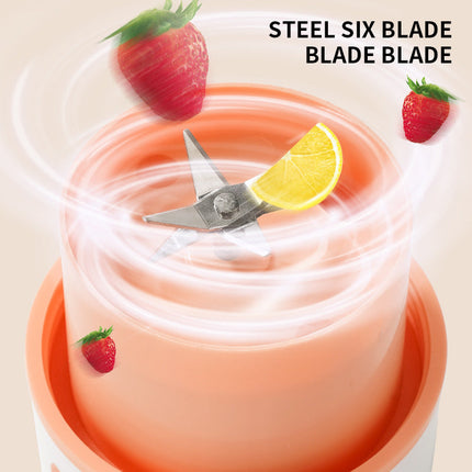 Portable USB Rechargeable Electric Juicer with Safety Protection | Compact Blender for Smoothies and Shakes on the Go