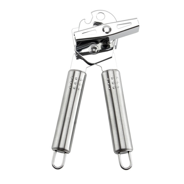 Manual Can Opener, Stainless Steel Can Opener with Lid Lifter