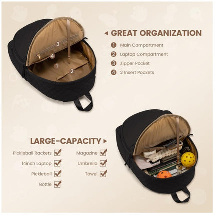 Water Resistant Backpack for Tennis, Tennis Bag