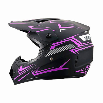 Dirt Bike Helmet, Full Face Motorcycle Helmet with Visor – image 14