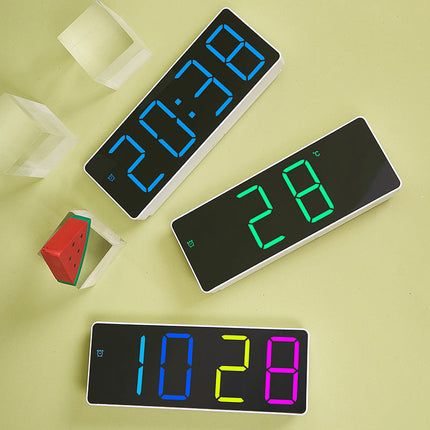 Digital Wall Clock with Large LED Display, LED Digital Clock for Living Room and Office – image 2