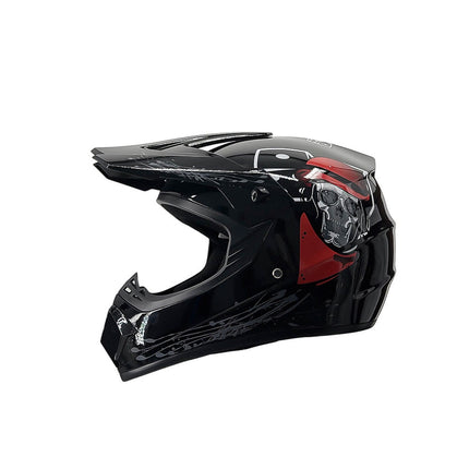 Dirt Bike Helmet, Full Face Motorcycle Helmet with Visor – image 6