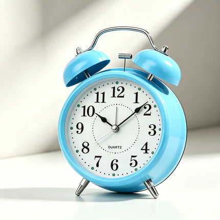 Retro Alarm Clock, Analog Alarm Clock with Large Dial – image 12