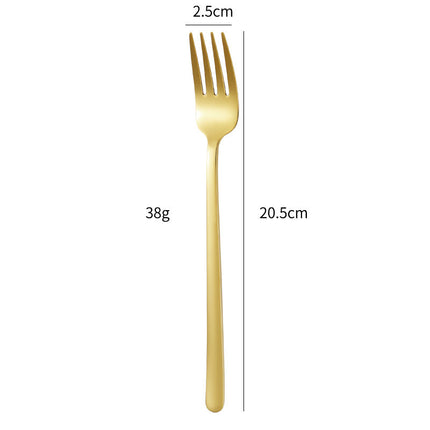 Gold Spoons, Ice Cream Spoon with Ergonomic Handle for Desserts and Table Setting – image 9