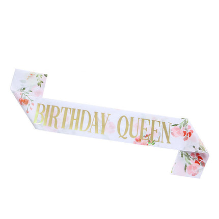 Queen Crown for Women, Birthday Crown with Birthday Sash – image 13