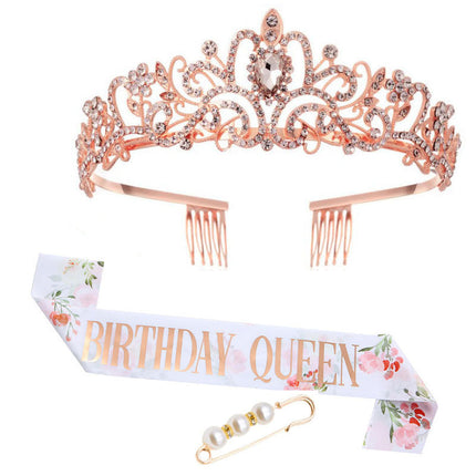 Queen Crown for Women, Metal Crown with Rhinestones – image 11