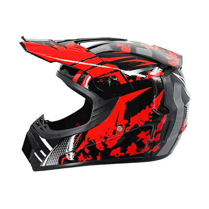 Dirt Bike Helmet, Motocross Helmet with Reinforced Chin Guard for Off Road