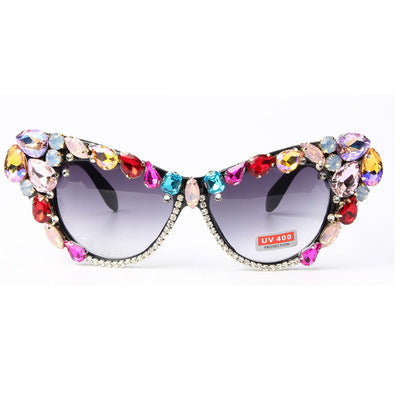 Designer Sunglasses for Women, Rhinestone Sunglasses with Crystal Decorations – image 7