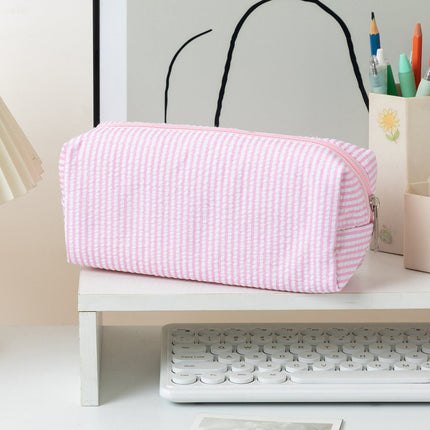 Large Capacity Pencil Pouch, Striped Pencil Bag – image 11