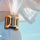 Black Orange / Size: Waist Clip Fan
