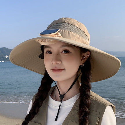 Sun Hat with Fan, Cooling Hat with Mesh and Adjustable Chin Strap – image 8