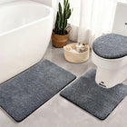 Bath Mat Set, Luxury Bathroom Mats, Non Slip Microfiber Bath Rug Set, Quick Dry Machine Washable Bath Mat