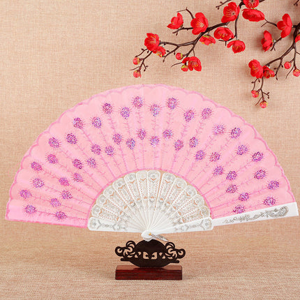 Hand Fans for Women, Decorative Folding Fan for Summer – image 11