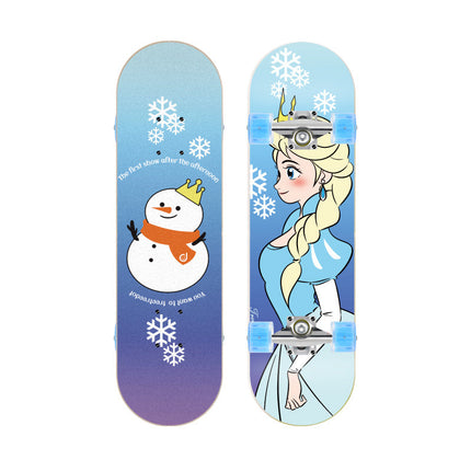 Skateboard for Beginners with Unicorn Design, Complete Skateboard for Kids