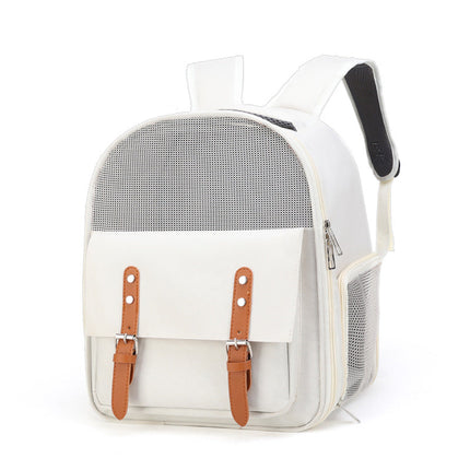 Pet Backpack Carrier with Breathable Oxford Cloth | 45L Capacity for Comfortable Pet Travel