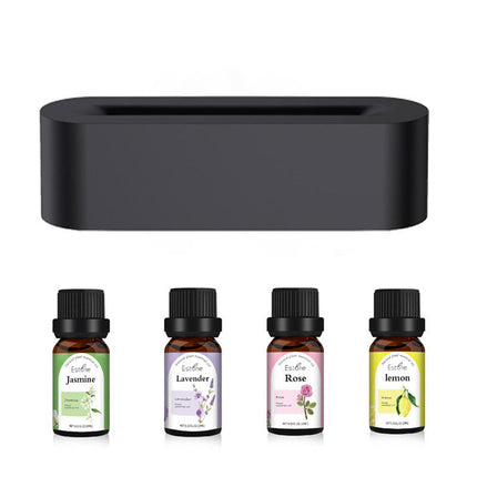 Flame Aroma Diffuser with 7-Color LED Light & Ultrasonic Humidification | Quiet Aromatherapy for Home and Office