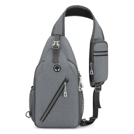 Men's Crossbody Bag with Multiple Compartments | Durable Oxford Cloth Design for Travel and Daily Use
