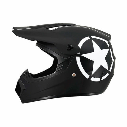 Dirt Bike Helmet, Full Face Motorcycle Helmet with Visor – image 32