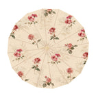 Parasol for Sun, Folding Sun Umbrella with Floral Design and Carry Case, Compact Umbrella for Women and Travel