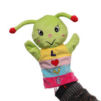 Green Caterpillar Hand Puppet / 25 cm