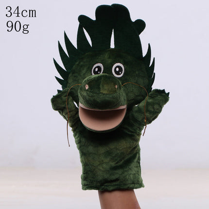 Plush Tiger Hand Puppet with Movable Mouth – image 17