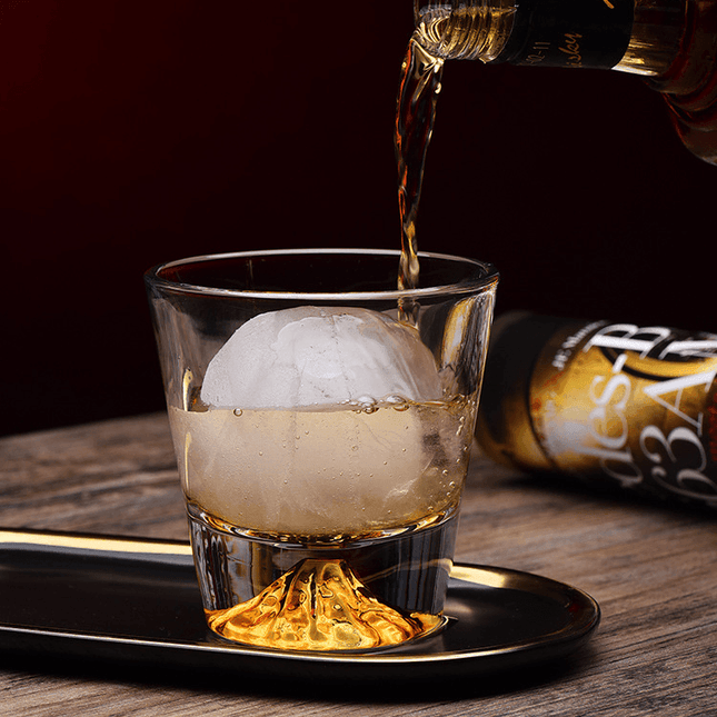 Japanese Whisky Glass Set in Wooden Box