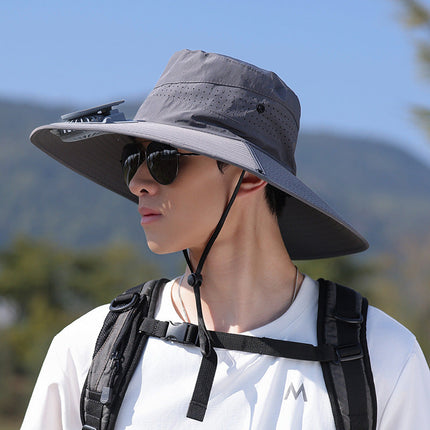 Sun Hat with Fan, Cooling Hat with Mesh and Adjustable Chin Strap – image 20