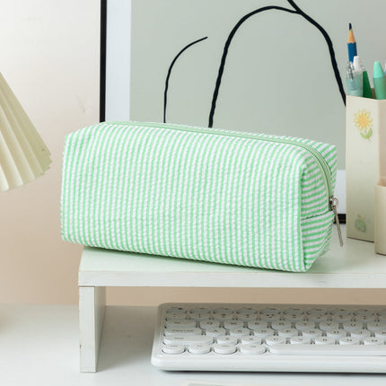 Pencil Case with Zipper, Striped Pencil Bag – image 21