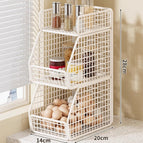 White - 3-Tier (Single Column) / nan