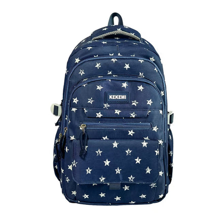 School Backpacks, Water Resistant Book Bag with Star Pattern