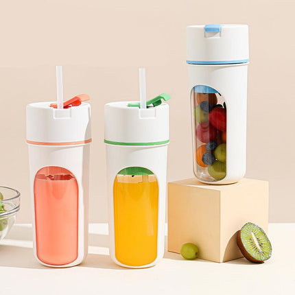 Portable USB Rechargeable Electric Juicer with Safety Protection | Compact Blender for Smoothies and Shakes on the Go