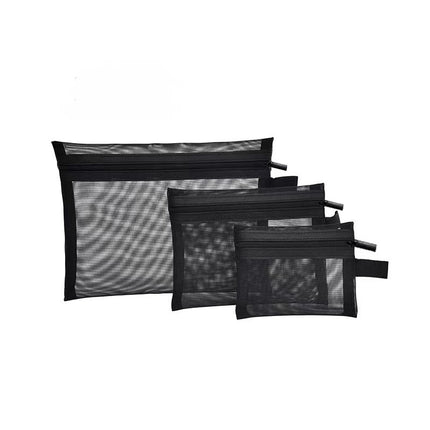 Makeup Bag, Mesh Zipper Pouches in Various Sizes, Pencil Case for School Supplies, Mesh Storage Bags for Tech – image 6