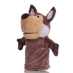 Brown Husky Hand Puppet / 25 cm
