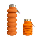 Collapsible Water Bottle, Reusable Water Bottles BPA Free, Foldable Silicone Water Bottle with Carabiner for – image 21