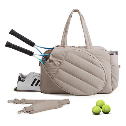 Tennis Bag for 2 Racquets, Tennis Racquet Bag with Shoulder Strap, Sports Bag for Training and Matches