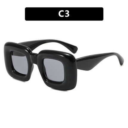 Rectangular Sunglasses for Women, UV Protection Sunglasses with Wide Frame – image 10