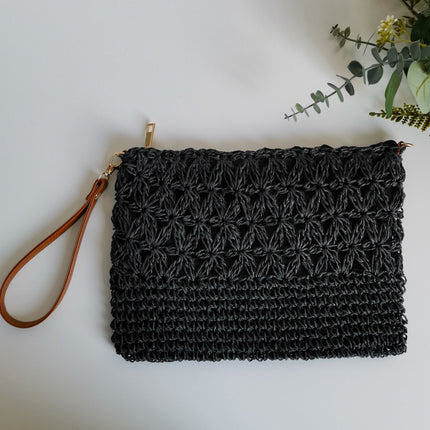 Clutch Purses for Women, Macrame Handbag with Handle for Evening and Wedding – image 10