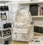 School Backpacks with Graphic Print, Multi Pocket Book Bag for Class and Everyday Use, Rucksack