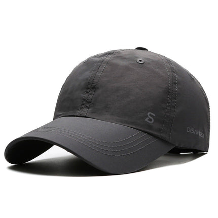 Mens Running Cap, Water Resistant Running Hat with Adjustable Strap