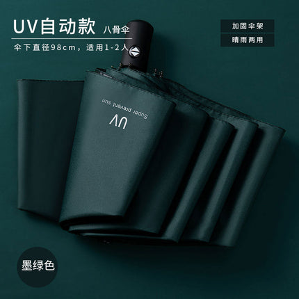Folding Compact Umbrella for Travel, Sun Umbrella Parasol with UV Protection for 2 People – image 15