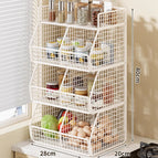 White - 4-Tier (Double Column) / nan