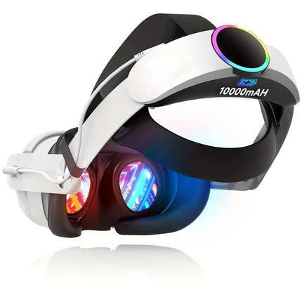 VR Headset, Virtual Reality Headset with Advanced Cooling and Adjustable Straps for VR Gaming