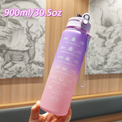 Motivational Water Bottle with Time Markers – image 7