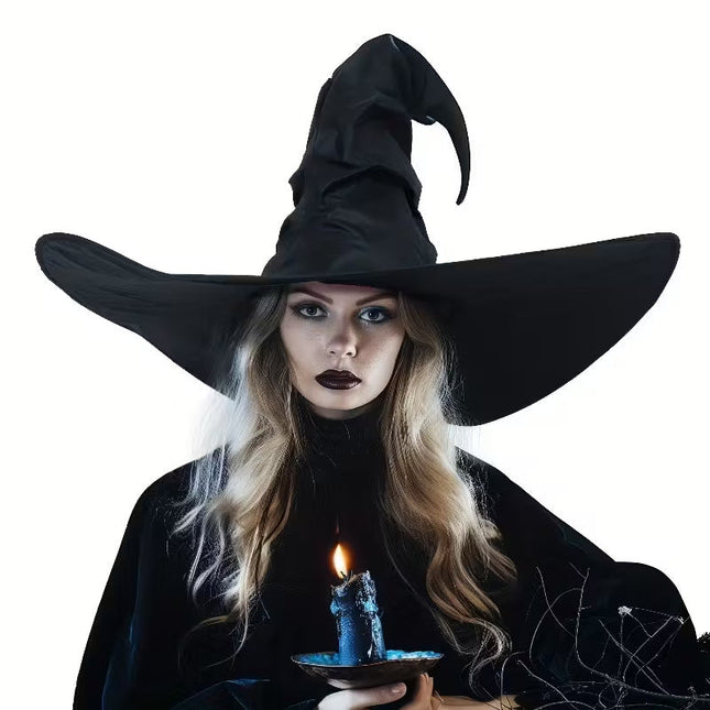 Witch Hat, Black Witch Hat for Halloween Costume